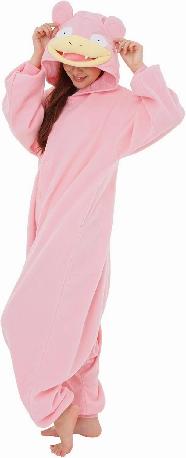SAZAC Kigurumi - Pokemon - Slowpoke - Onesie Jumpsuit Halloween Costume