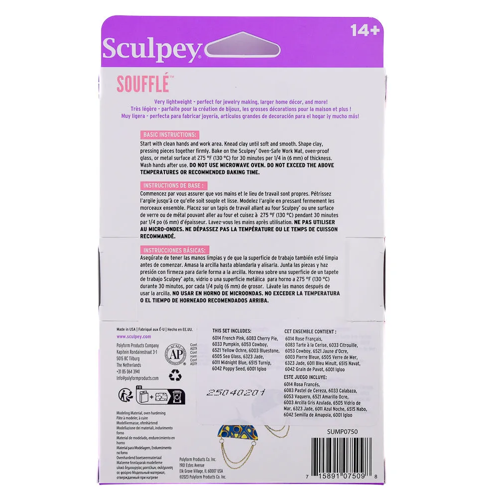 Sculpey Soufflé™ Multipack 12 Pc