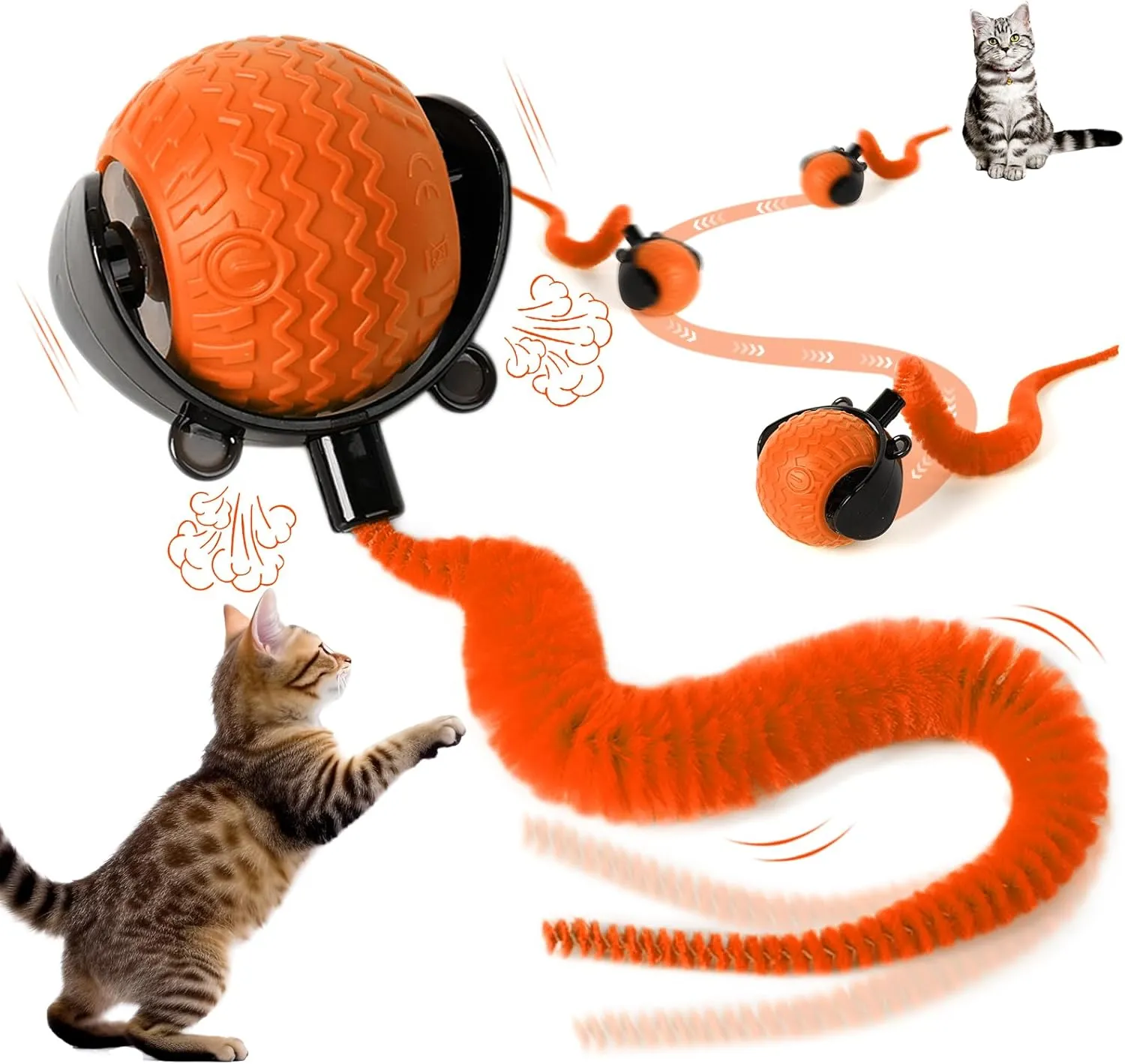 Self-Rolling Smart Cat Toy Ball for Endless Entertainment