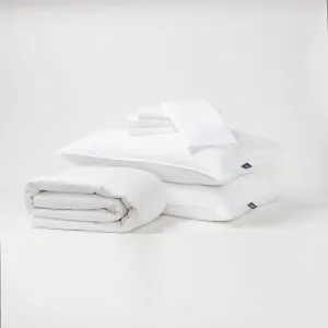 Serta Classic Bedding Bundle - Contains a Twin XL Size Mattress Protector and Sheet Set Along with One Standard Pillow - CertiPUR-US Certified
