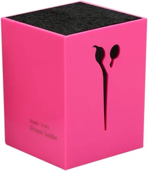 Shear Holder, Salon Scissors Holder Rack, Hairdressing Combs Clips Organizer Rack for Hair Stylist(Roseo)