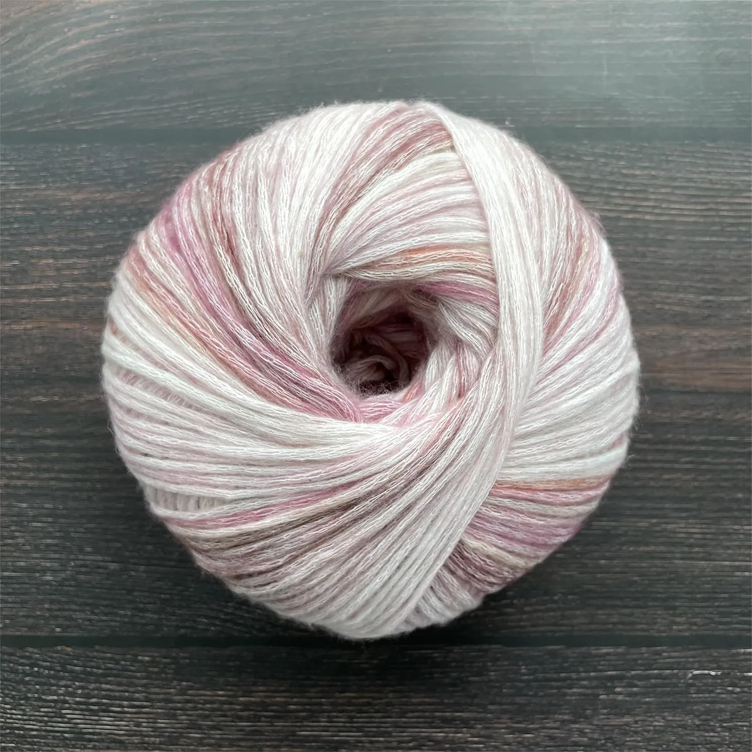 SHIKE Cloud-Cluster Multicolor Rainbow Yarn for Knitting&Crocheting.Soft Wool Acrylic Cotton Blended Yarn.Gradient Space-Dyed Air Yarn (YT04)