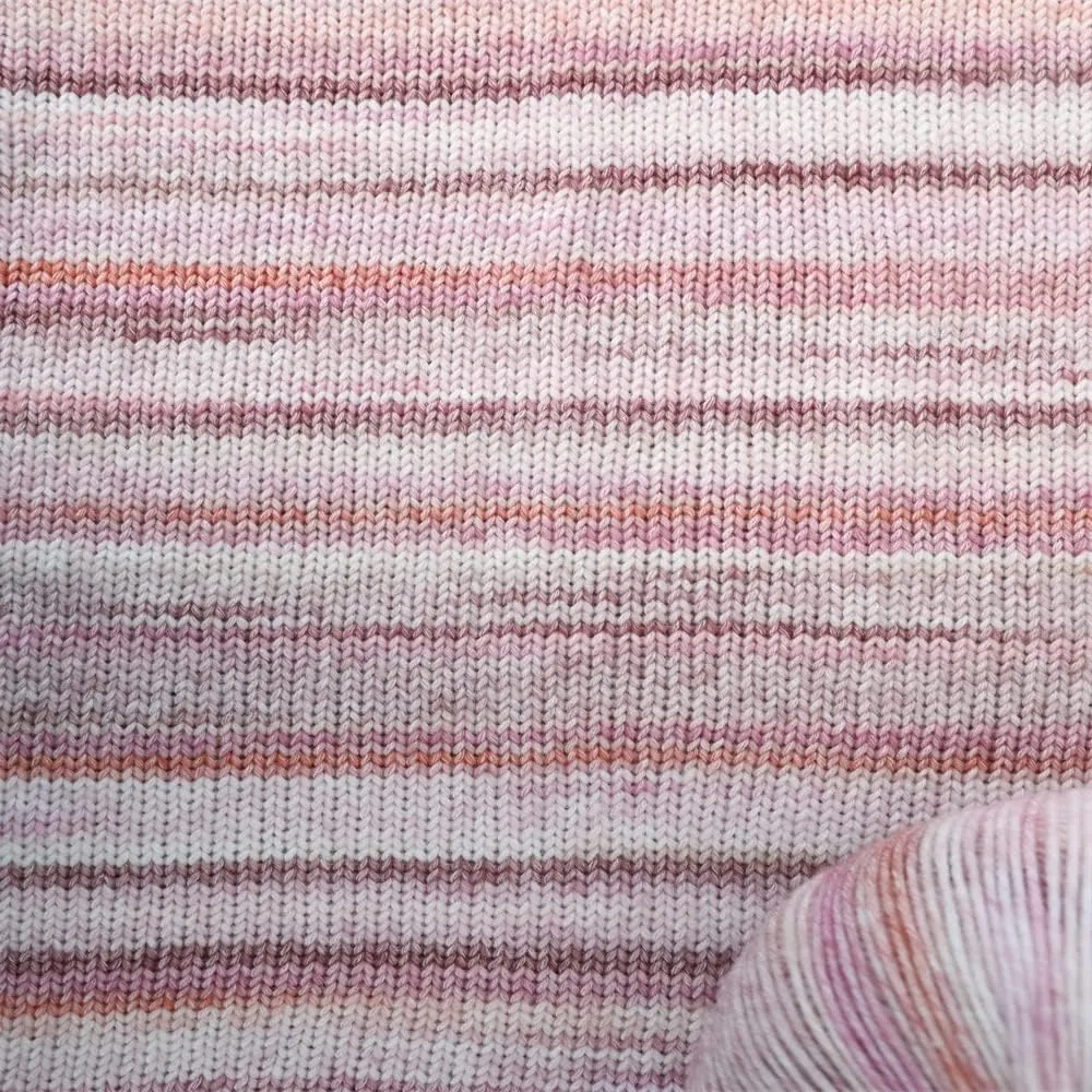 SHIKE Cloud-Cluster Multicolor Rainbow Yarn for Knitting&Crocheting.Soft Wool Acrylic Cotton Blended Yarn.Gradient Space-Dyed Air Yarn (YT04)