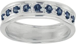 Silpada 'Blue Line' Sapphire Ring in Sterling Silver