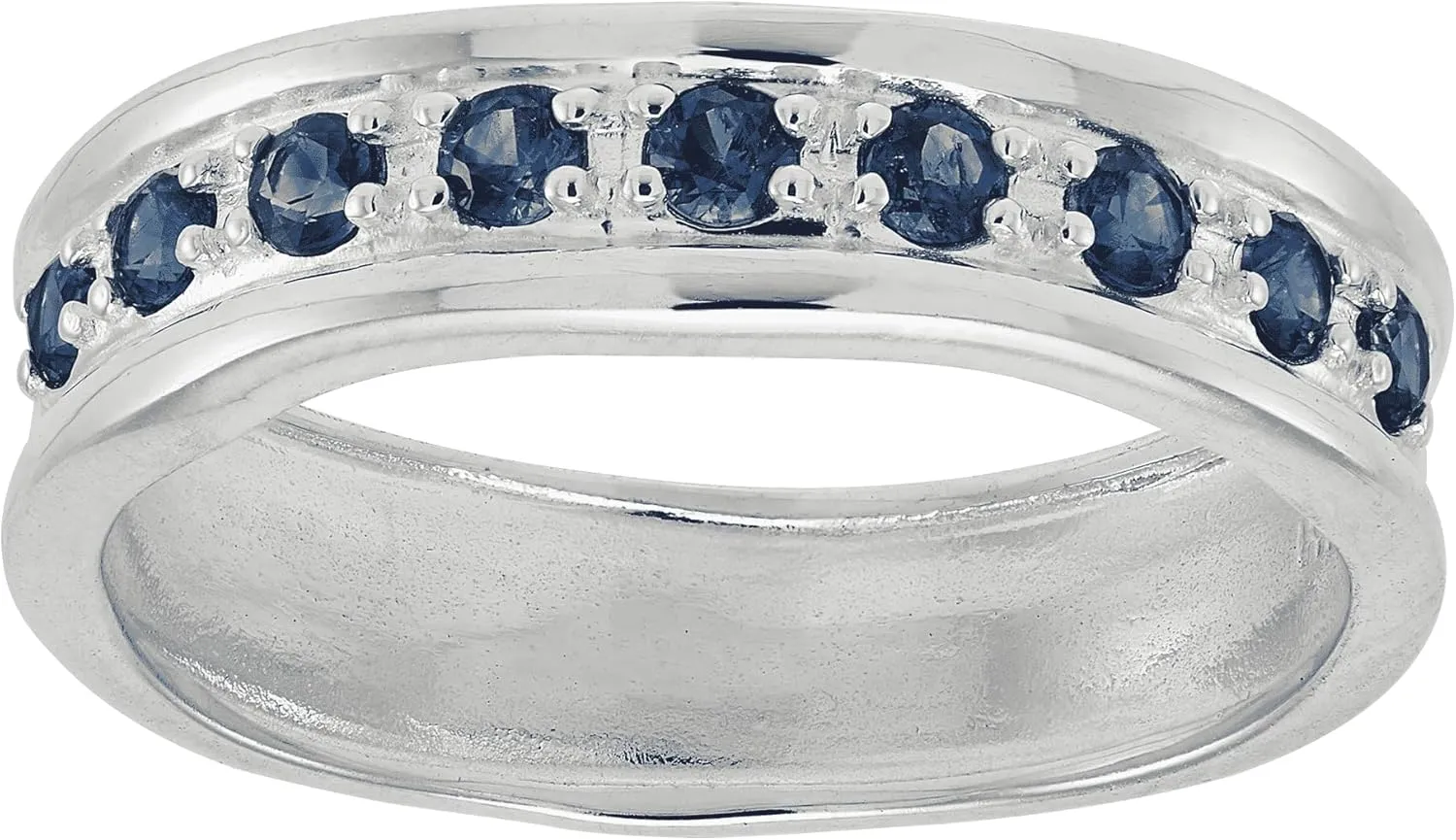 Silpada 'Blue Line' Sapphire Ring in Sterling Silver