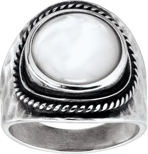 Silpada 'Pearlized' Natural Mother-of-Pearl Ring in Sterling Silver