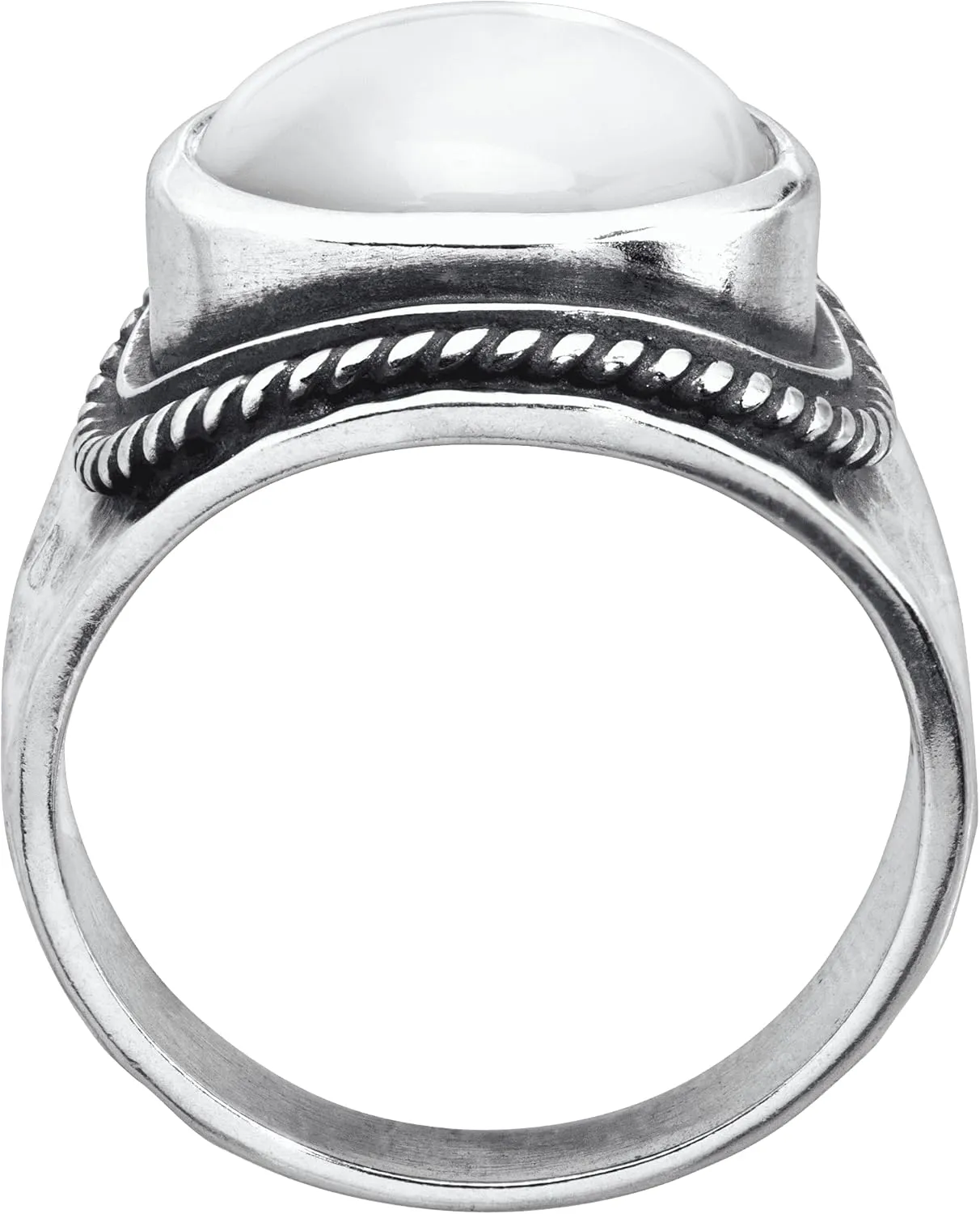 Silpada 'Pearlized' Natural Mother-of-Pearl Ring in Sterling Silver