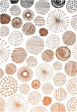 Sizzix Clear Cosmopolitan, Stamp Set-Ecliptic by Stacey Park, 6 Pack