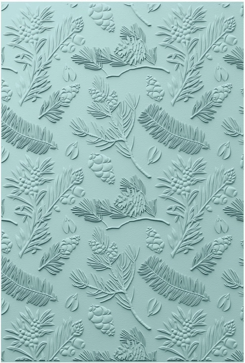 Sizzix 3D Textured Impressions A5 Embossing Folder Pines by 49 and Market