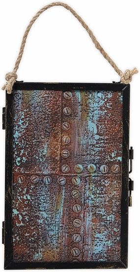 Sizzix Sizzx 3-D Texture Fades Embossing Folder Industrious by Tim Holtz | 665754 | Chapter 3 2022, Multicolor
