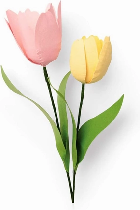Sizzix Thinlits Die Set 8 Pack Tulip by Jennifer Ogborn, Multicolor