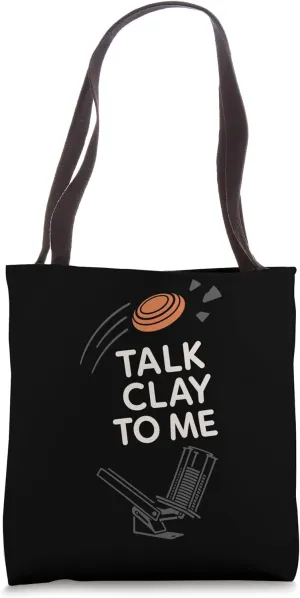 Skeet Shooting Trap Shooter Clay Target Pull and Shoot Tote Bag
