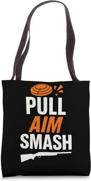 Skeet Shooting Trap Shooter Clay Target Pull and Shoot Tote Bag