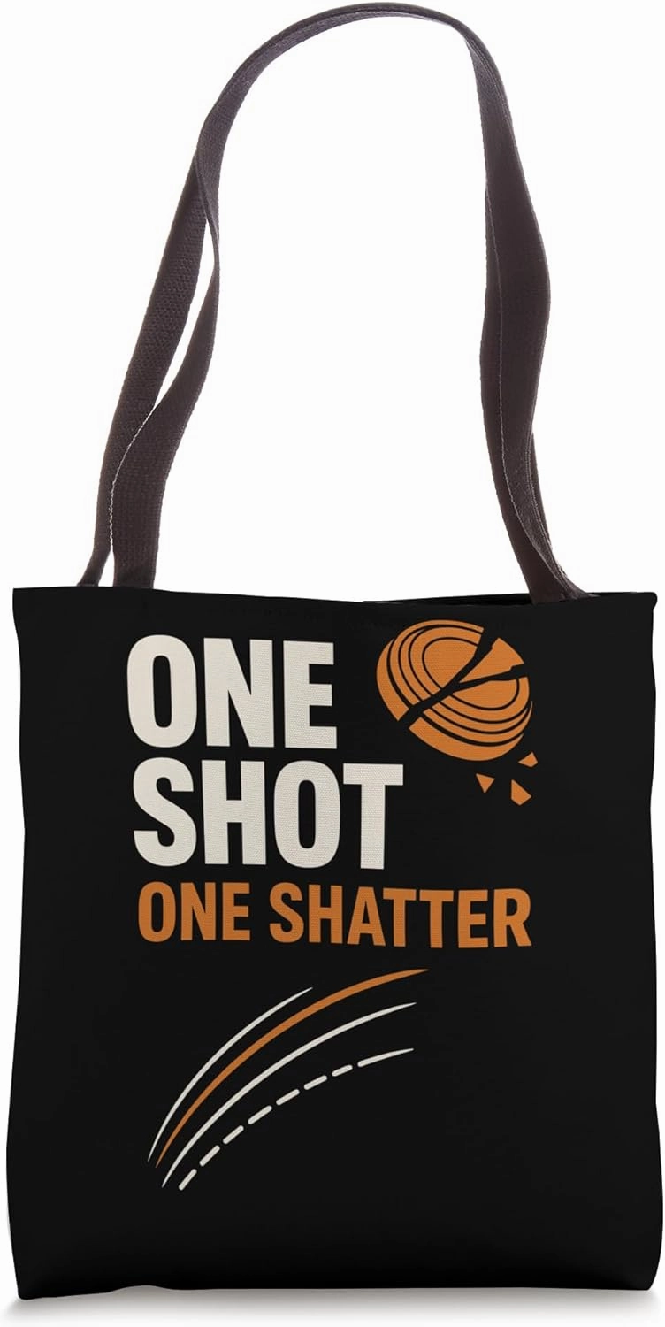 Skeet Shooting Trap Shooter Clay Target Pull and Shoot Tote Bag