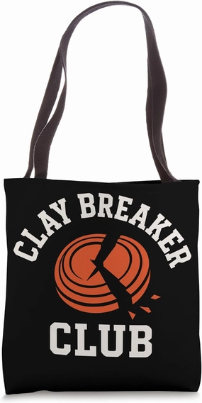 Skeet Shooting Trap Shooter Clay Target Pull and Shoot Tote Bag