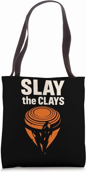 Skeet Shooting Trap Shooter Clay Target Pull and Shoot Tote Bag