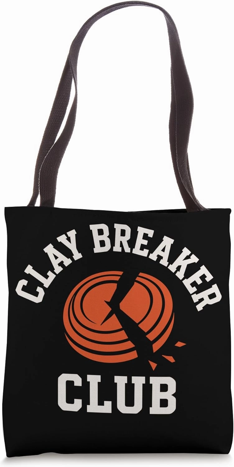Skeet Shooting Trap Shooter Clay Target Pull and Shoot Tote Bag