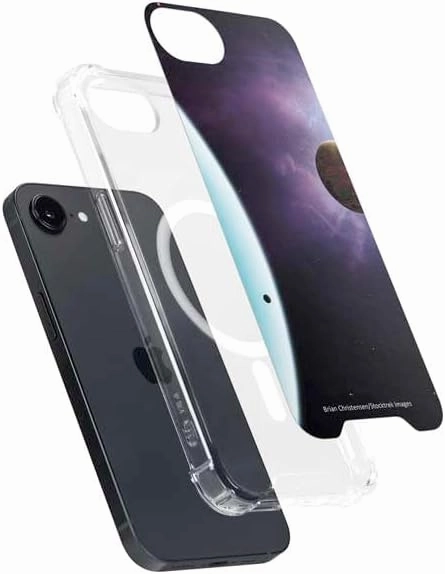 Skinit Phone Case Compatible with MagSafe iPhone 16e - Officially Licensed StockTrek Two Planets Born from The Same Star Design