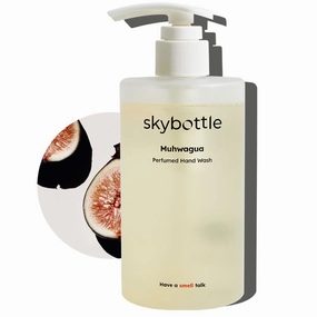 skybottle Liquid Hand Soap with Dispenser for Kitchen and Bathroom, Nourishing for Dry Skin, Hand Ritual, Luxury Hand Wash Perfumed with Fig Fruit Woody Scent, Christmas Gift, 10.1 Fl. Oz