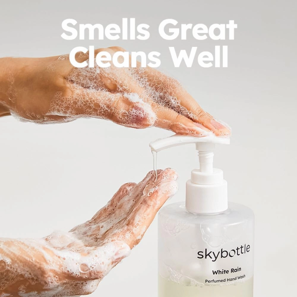 skybottle Liquid Hand Soap with Dispenser for Kitchen and Bathroom, Nourishing for Dry Skin, Hand Ritual, Luxury Hand Wash Perfumed with Fig Fruit Woody Scent, Christmas Gift, 10.1 Fl. Oz
