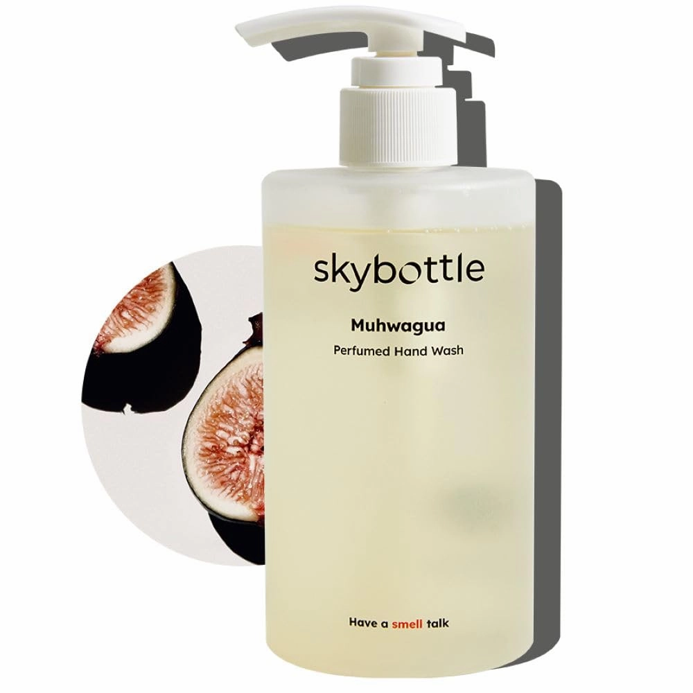 skybottle Liquid Hand Soap with Dispenser for Kitchen and Bathroom, Nourishing for Dry Skin, Hand Ritual, Luxury Hand Wash Perfumed with Fig Fruit Woody Scent, Christmas Gift, 10.1 Fl. Oz