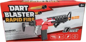 Skywin Electric Toy Shooting Kit - Automatic Game for Boys With Foam and Soft Bullets (100 Darts) - Motorized Machine for Kids
