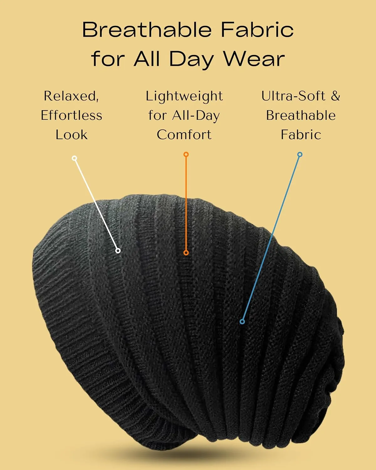 Slouchy Beanie for Locs Dreadlocks and Natural Hair Styles. Dreadlock Cap Dread Hats for Women Dreadlock Beanie for Men