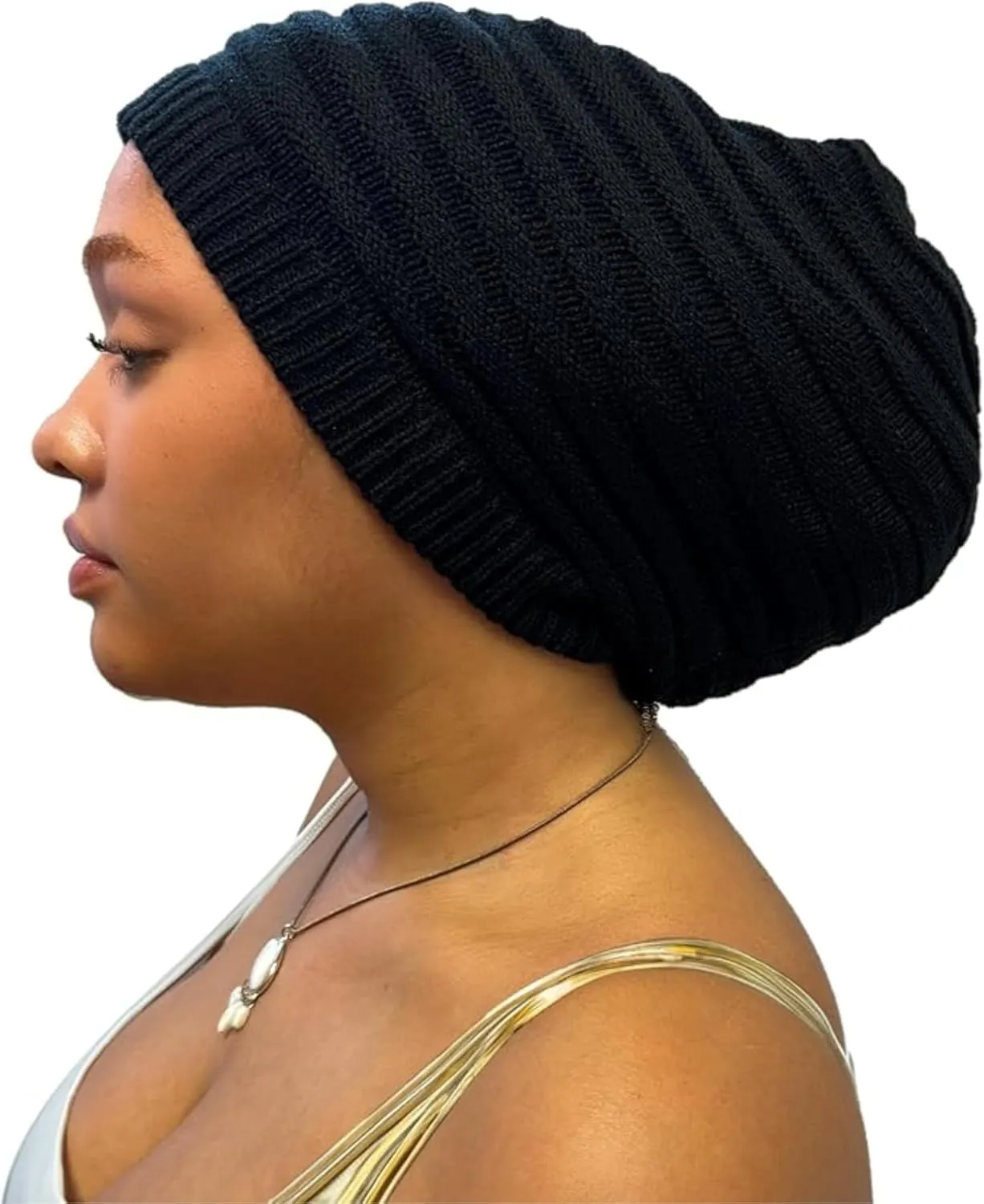Slouchy Beanie for Locs Dreadlocks and Natural Hair Styles. Dreadlock Cap Dread Hats for Women Dreadlock Beanie for Men