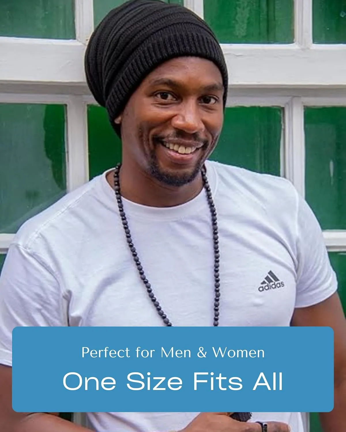 Slouchy Beanie for Locs Dreadlocks and Natural Hair Styles. Dreadlock Cap Dread Hats for Women Dreadlock Beanie for Men