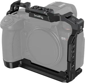 SmallRig G9 II S5 II S5 IIX Camera Cage for Panasonic LUMIX G9 II / S5 II / S5 IIX with Built-in 2 Cold Shoes & 2 NATO Rails, Quick Release Plate for Arca - 4022