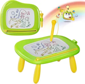 Smasiagon Toddler Toys Age 1-2 Year Old Boys Girls, Magnetic Drawing Doodle Board Pad Educational Learning Toys for 1 2 3 Year Old Boys Girls Gifts Birthday Party (Green)