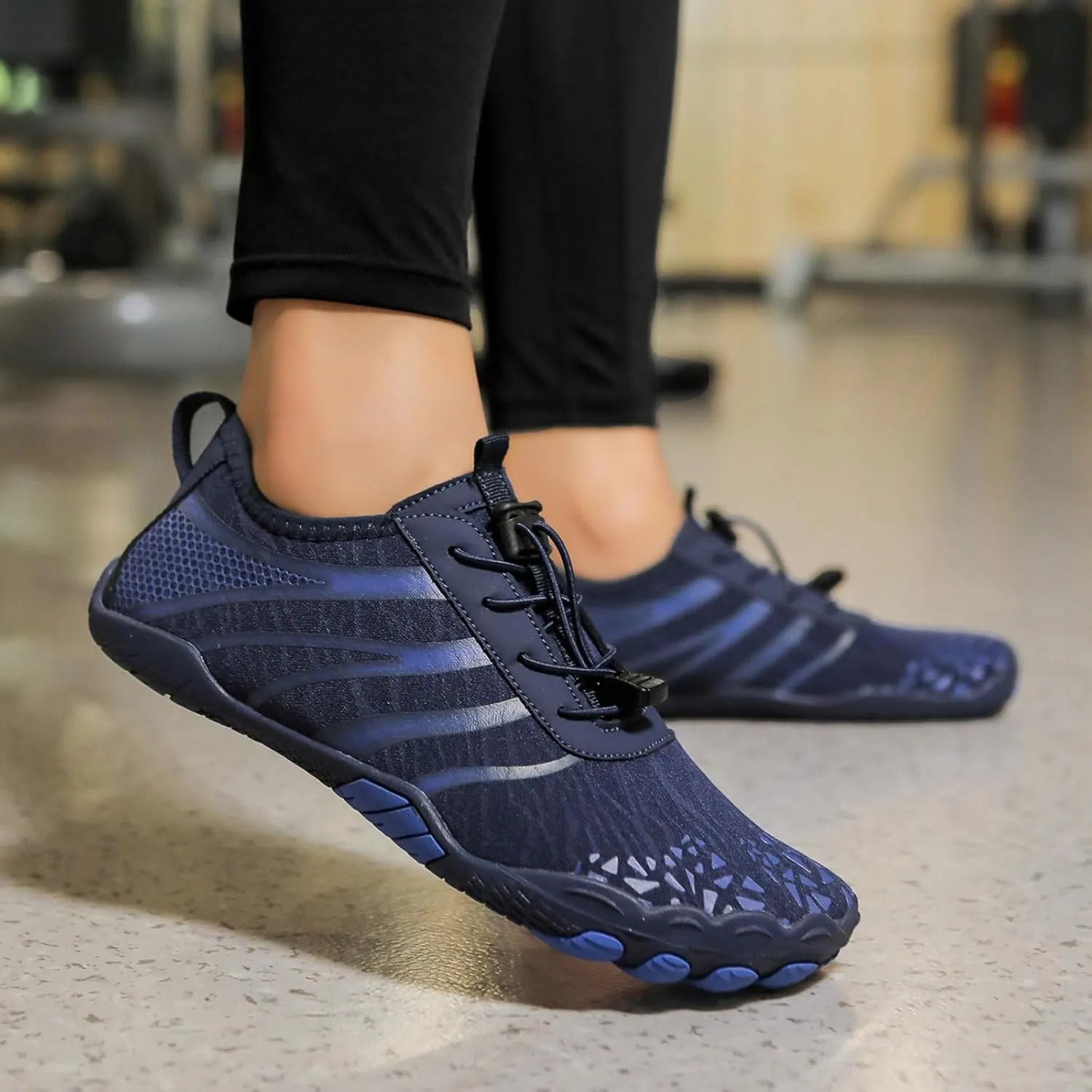 Smoneyful Hiking Footwear Barefoot Shoes Women, Breathable Non Slip, Wide Toe Water Hike, Neuropathy Grounded Comfort Wear