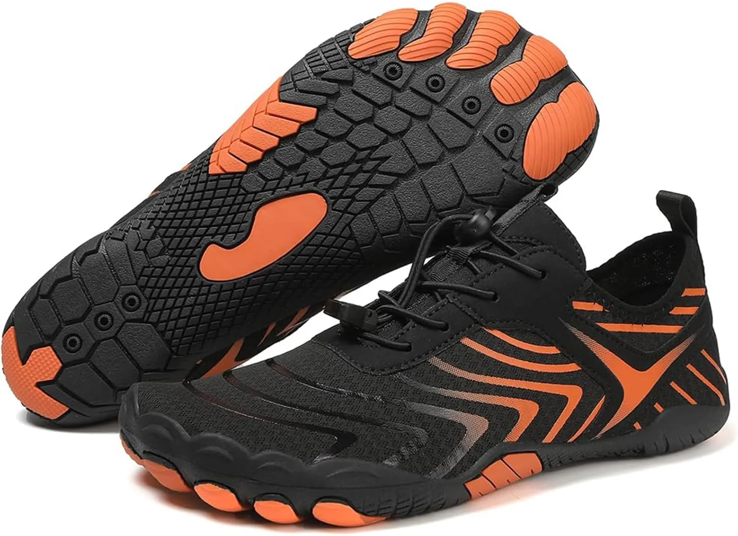 Smoneyful Hiking Footwear Barefoot Shoes Women, Breathable Non Slip, Wide Toe Water Hike, Neuropathy Grounded Comfort Wear