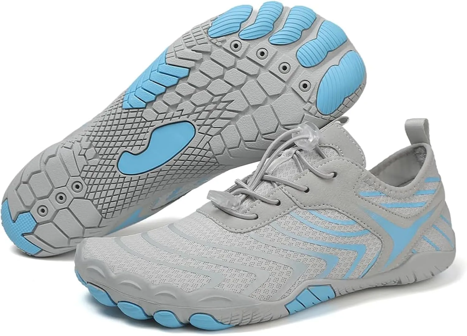 Smoneyful Hiking Footwear Barefoot Shoes Women, Breathable Non Slip, Wide Toe Water Hike, Neuropathy Grounded Comfort Wear