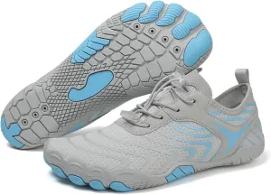 Smoneyful Hiking Footwear Barefoot Shoes Women, Breathable Non Slip, Wide Toe Water Hike, Neuropathy Grounded Comfort Wear