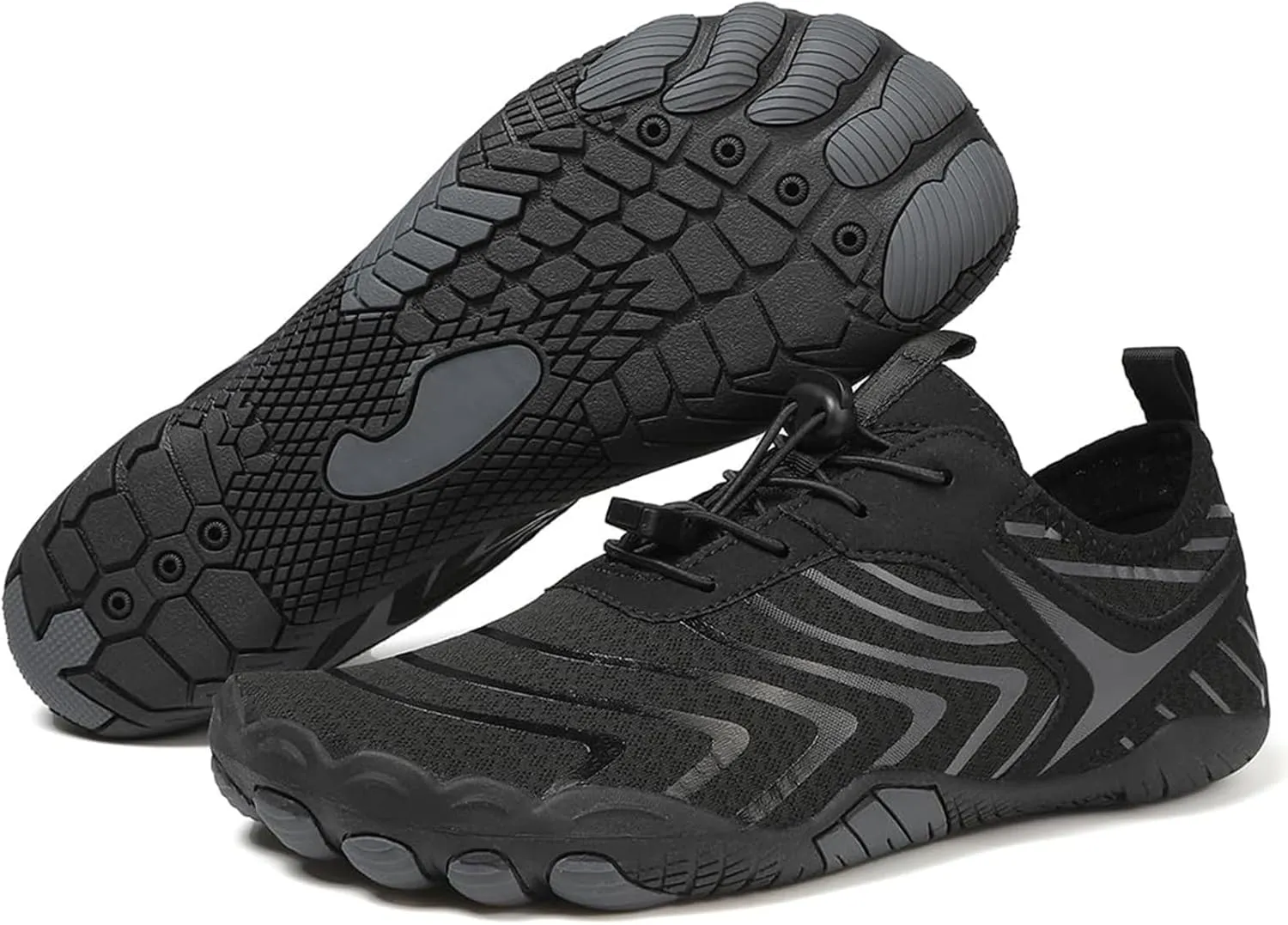 Smoneyful Hiking Footwear Barefoot Shoes Women, Breathable Non Slip, Wide Toe Water Hike, Neuropathy Grounded Comfort Wear