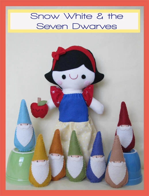 Snow White & the Seven Dwarfs Playset Sewing Pattern