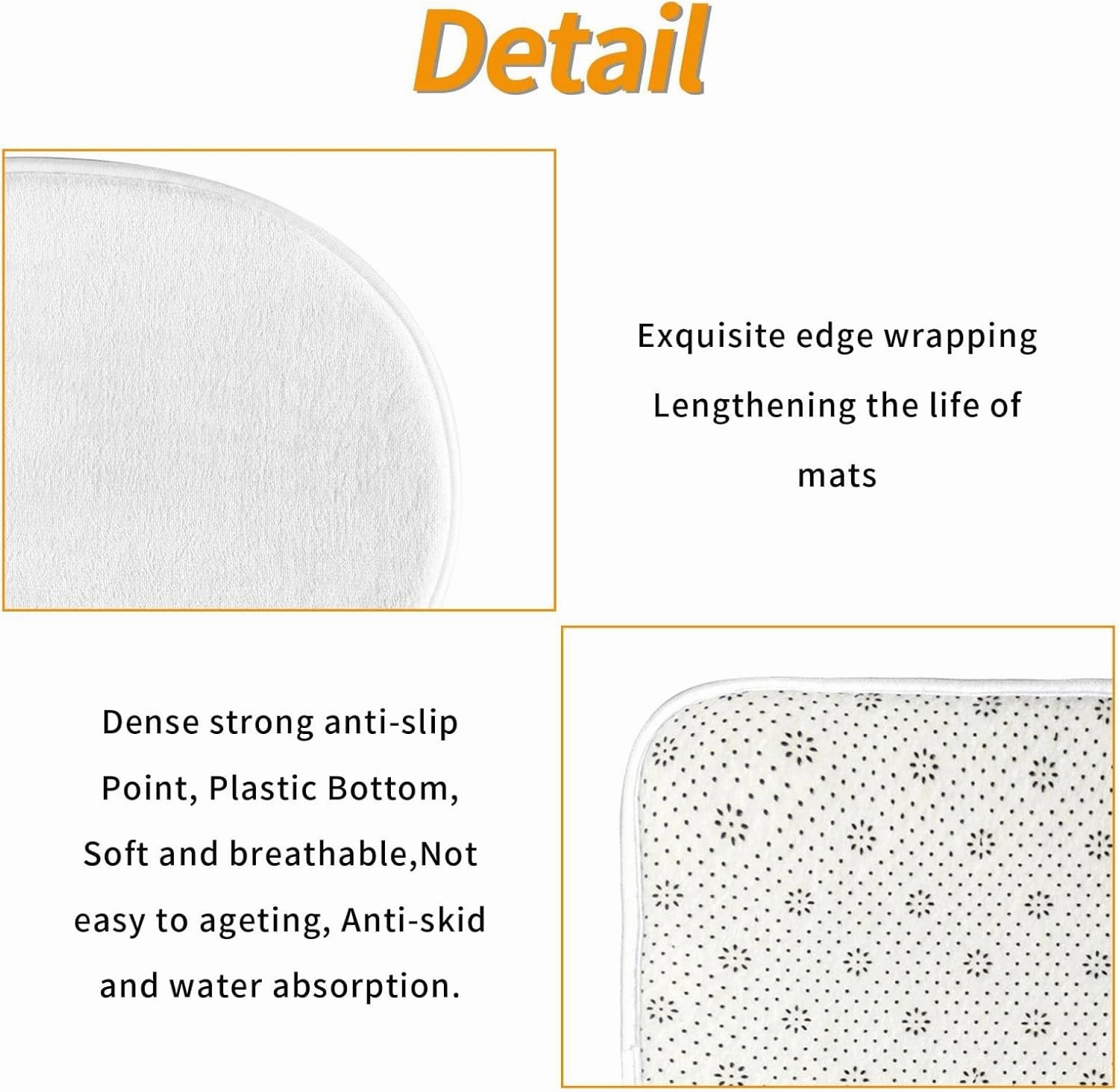 Soft and Comfortable Flannel Bathroom Non Slip Rugs,Super Absorbent Anti-Skid Carpet 3 Pieces/Set Lightning Storm