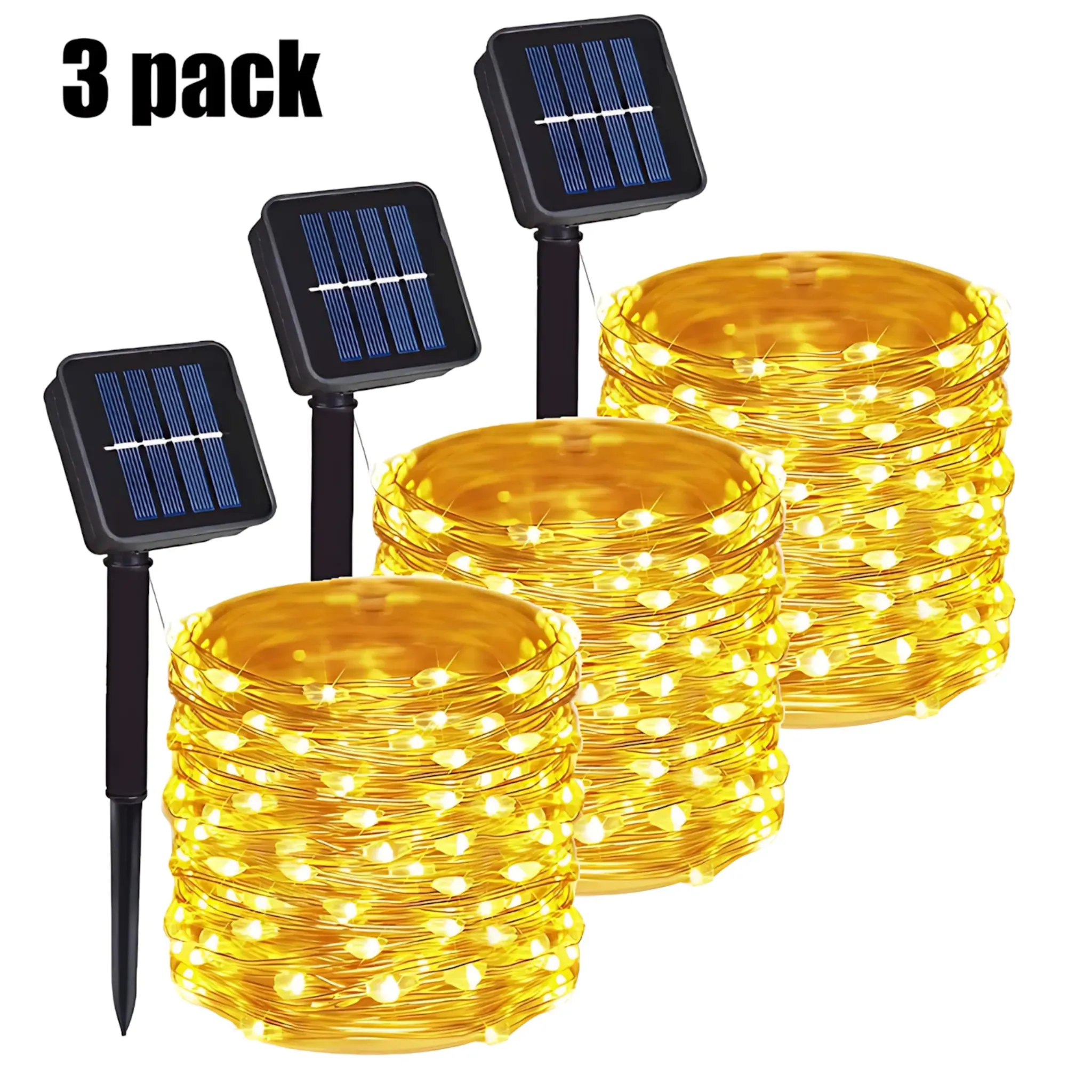 Solar String Lights - Waterproof LED Fairy Lights for Outdoor Decor