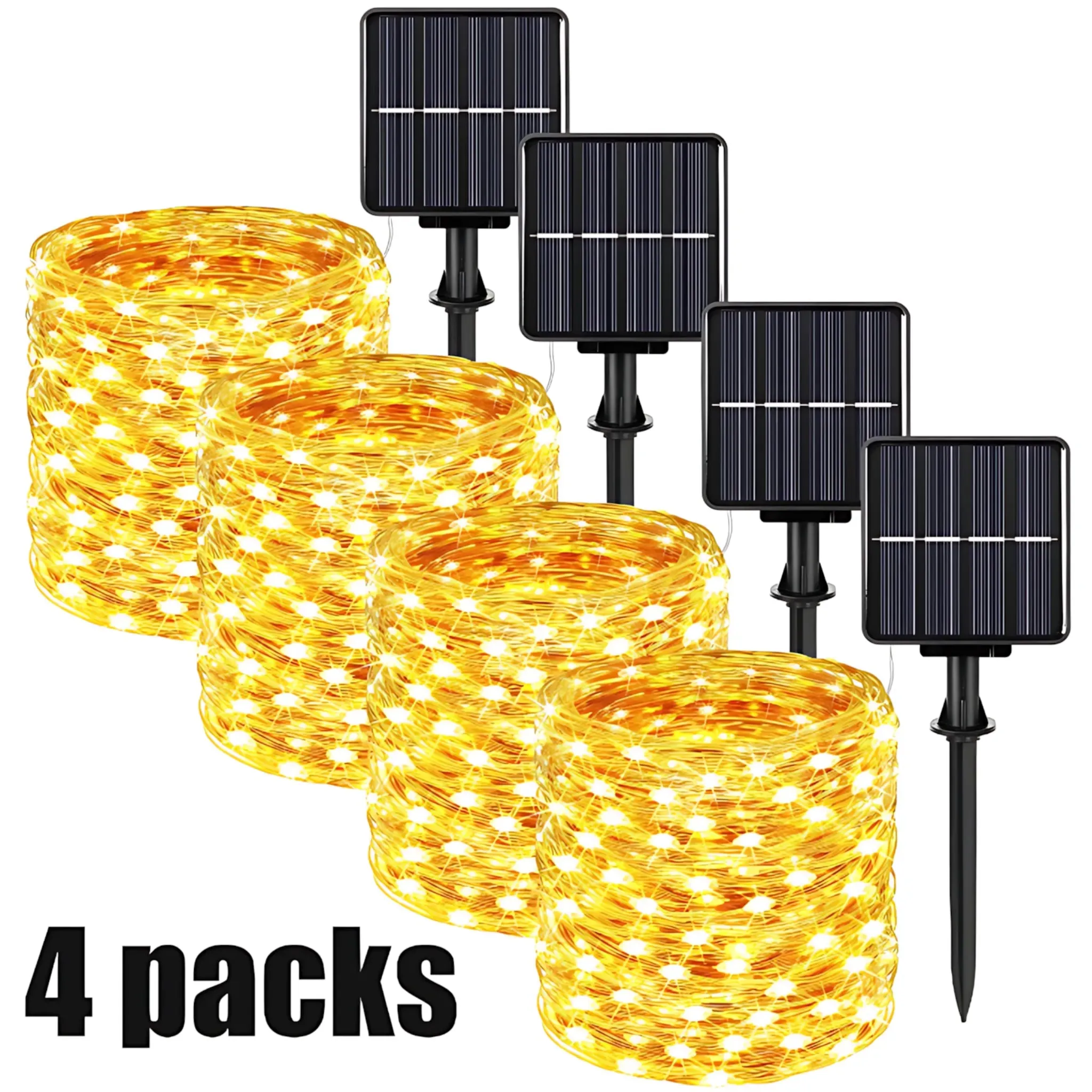 Solar String Lights - Waterproof LED Fairy Lights for Outdoor Decor