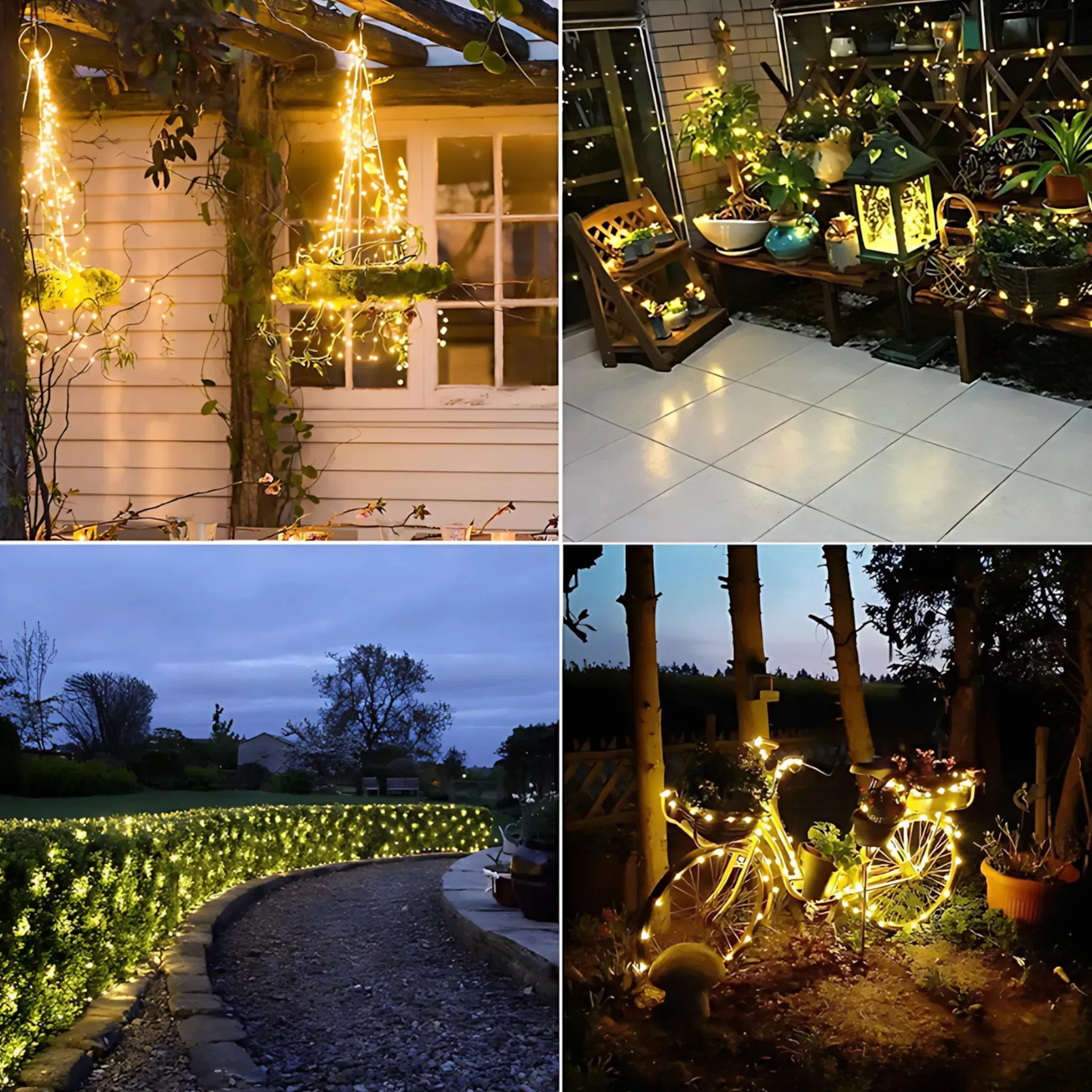 Solar String Lights - Waterproof LED Fairy Lights for Outdoor Decor
