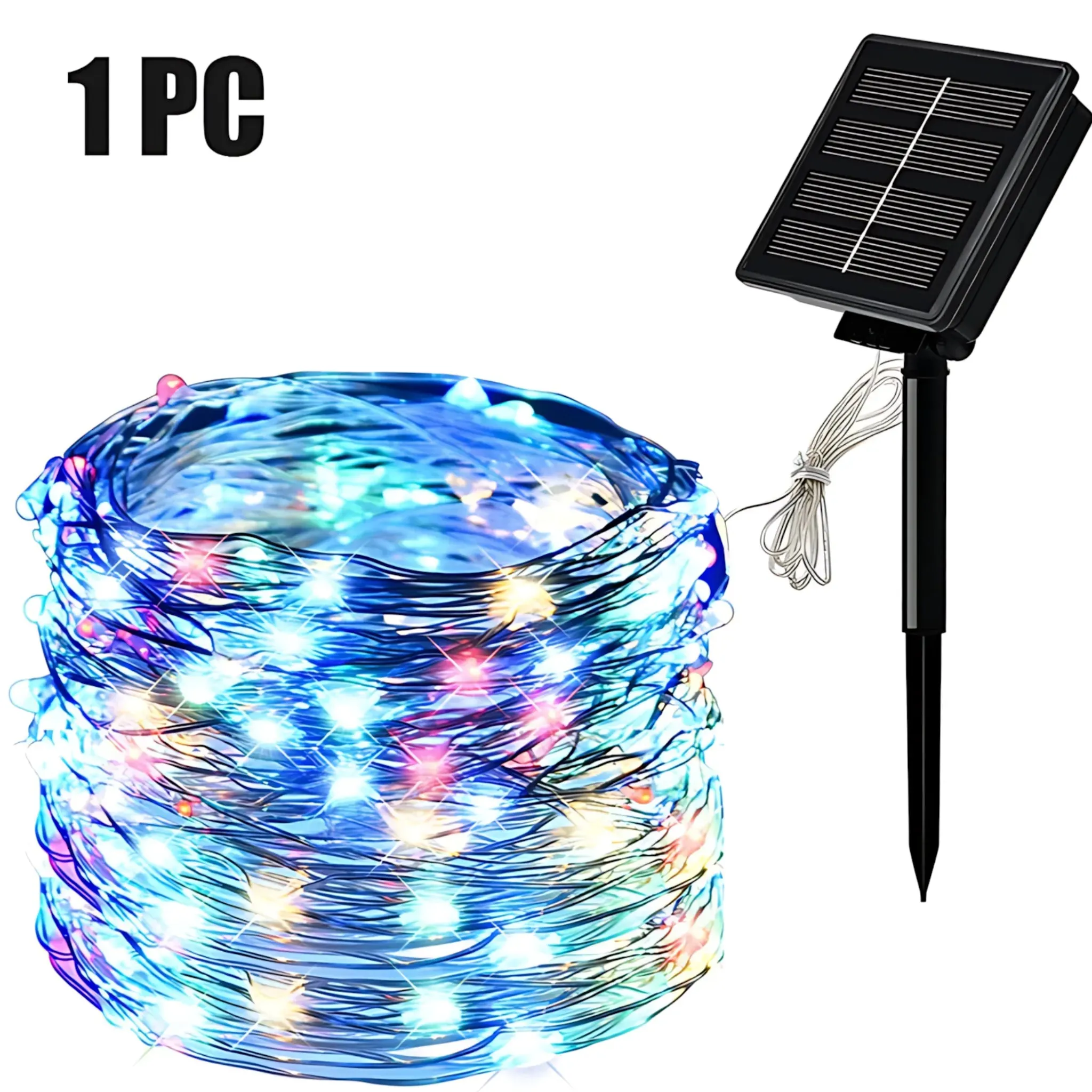 Solar String Lights - Waterproof LED Fairy Lights for Outdoor Decor