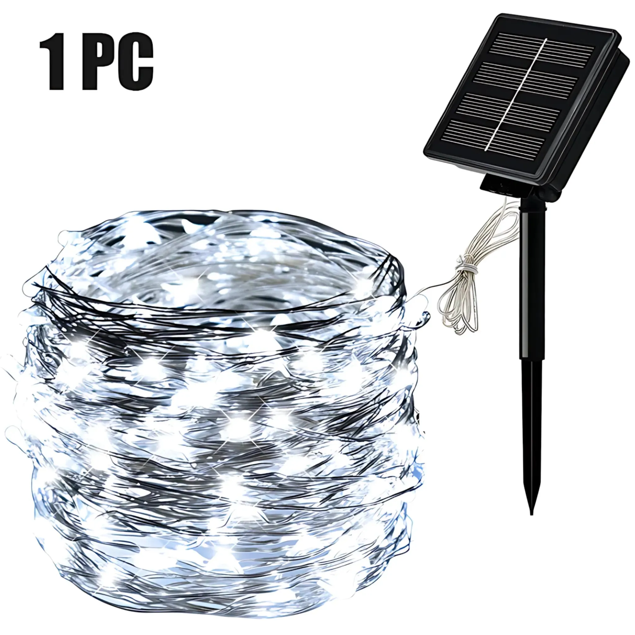 Solar String Lights - Waterproof LED Fairy Lights for Outdoor Decor
