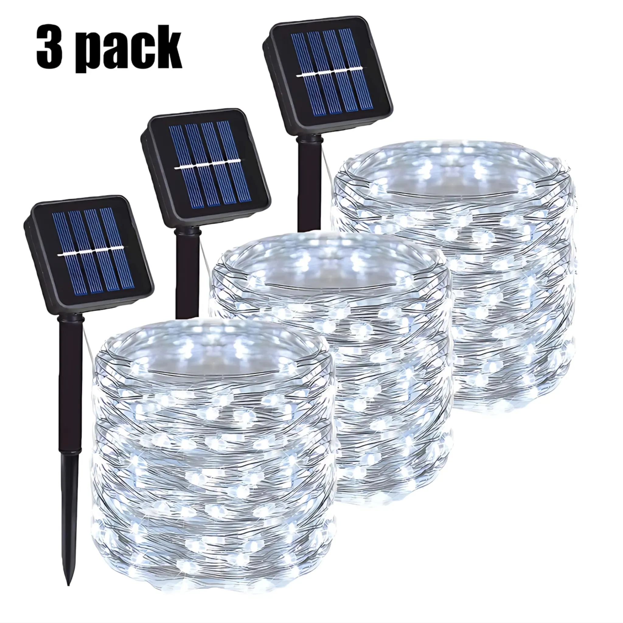 Solar String Lights - Waterproof LED Fairy Lights for Outdoor Decor