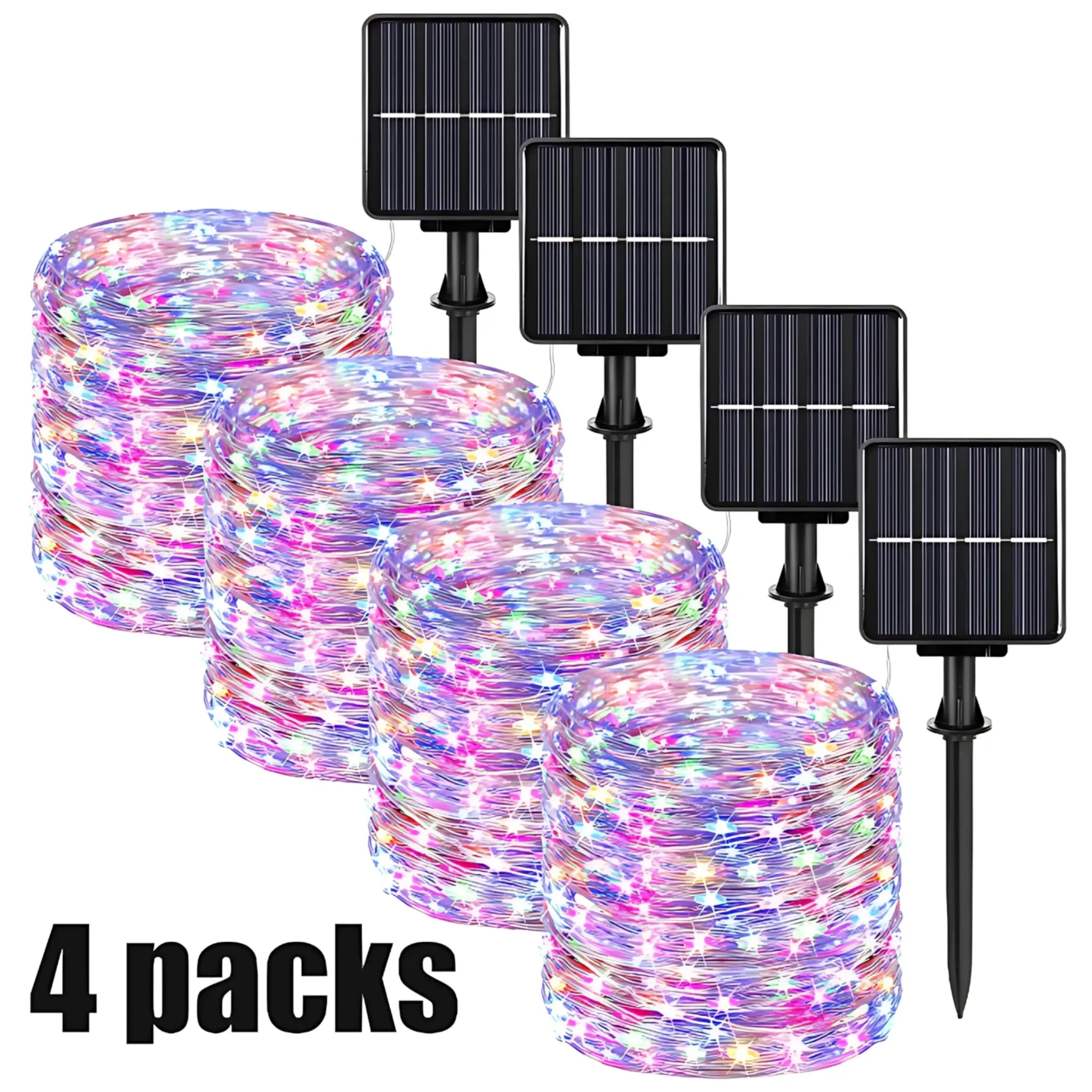 Solar String Lights - Waterproof LED Fairy Lights for Outdoor Decor