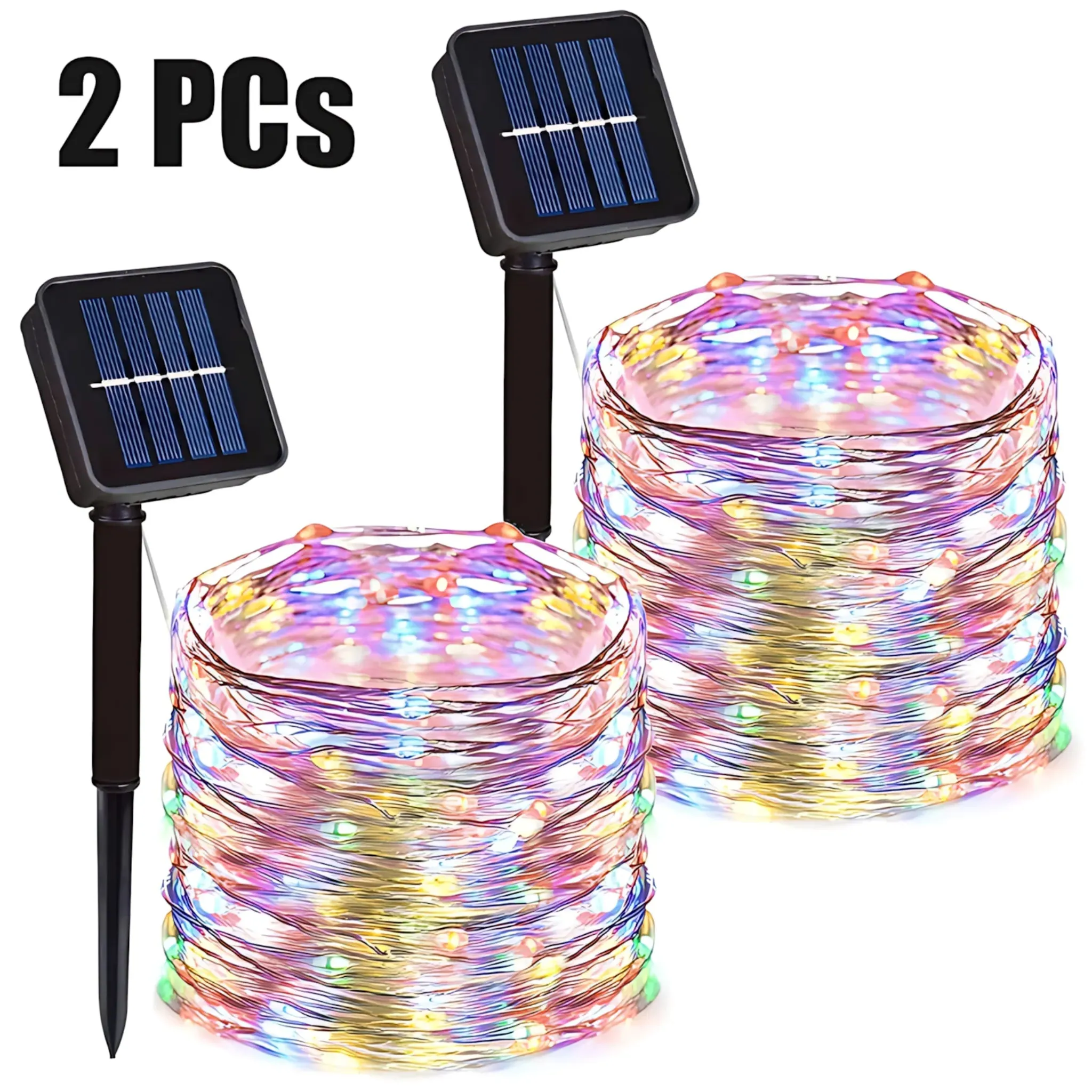 Solar String Lights - Waterproof LED Fairy Lights for Outdoor Decor