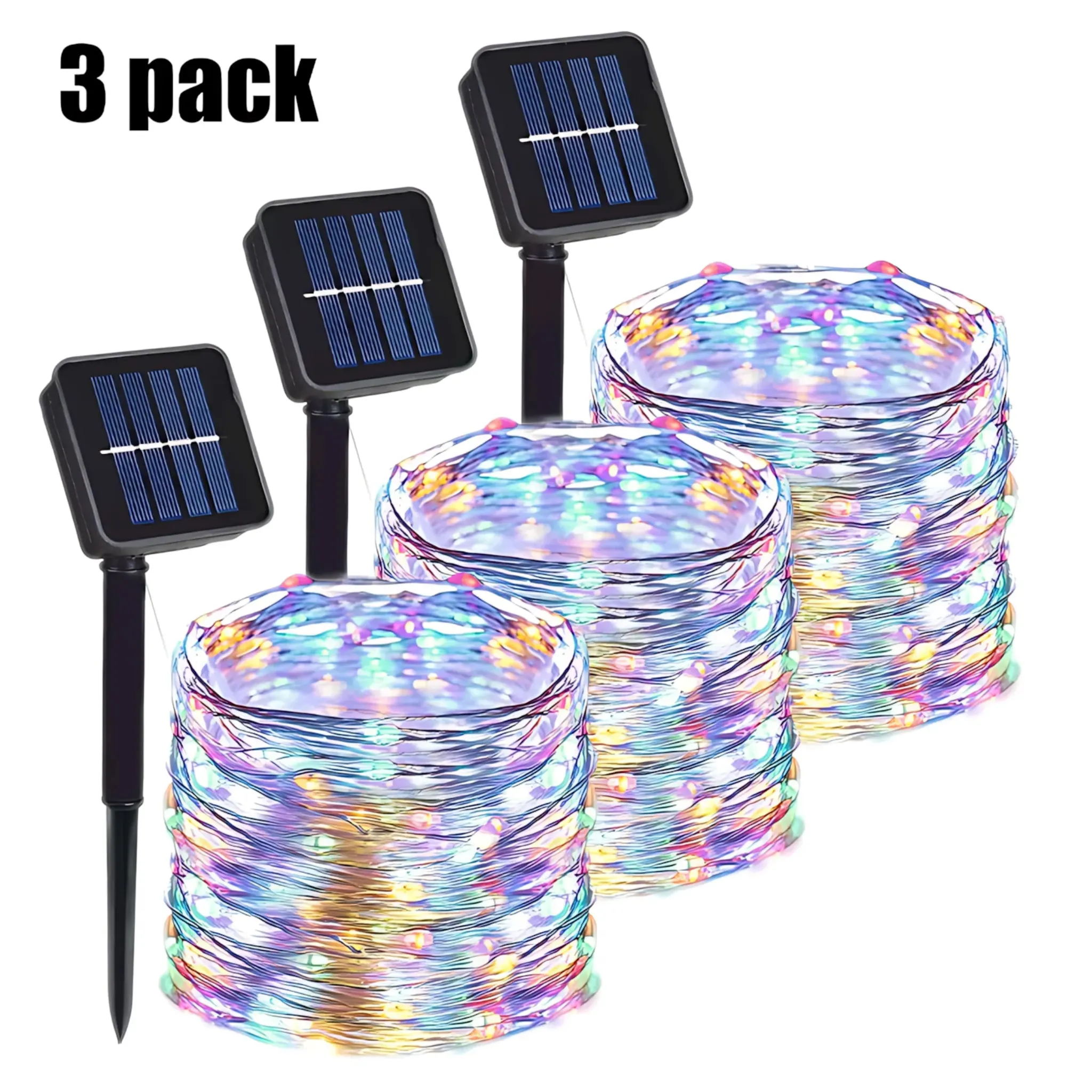 Solar String Lights - Waterproof LED Fairy Lights for Outdoor Decor