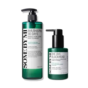 SOME BY MI Bye Bye Blackhead 30 Days Miracle Green Tea Tox Bubble Cleanser   AHA BHA PHA 30 Days Miracle Acne Clear Body Cleanser