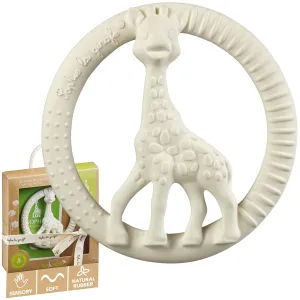 Sophie la girafe So'pure Circle Teether | Handcrafted in France | Made from Natural Rubber | Designed for Teething Babies | Awaken All 5 Senses | Easy to Clean