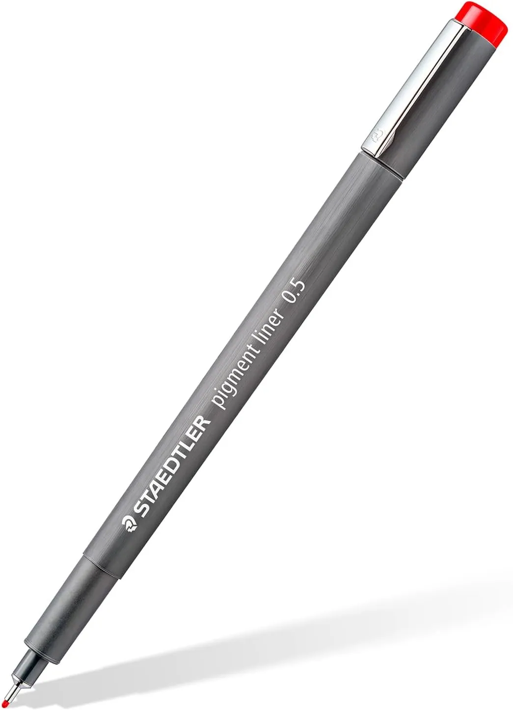 STAEDTLER 30805-SSB6 Pigment Liner Pens - Assorted Colours, 0.5 mm (Set of 6)